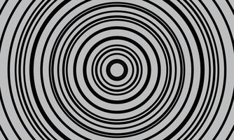 Retro black and white geometric pattern background, abstract circular swirl lines art. vintage style. vector