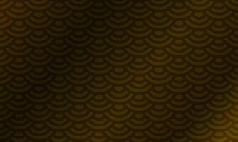Rounded shapes geometric pattern. dark brown retro circle pattern. vector