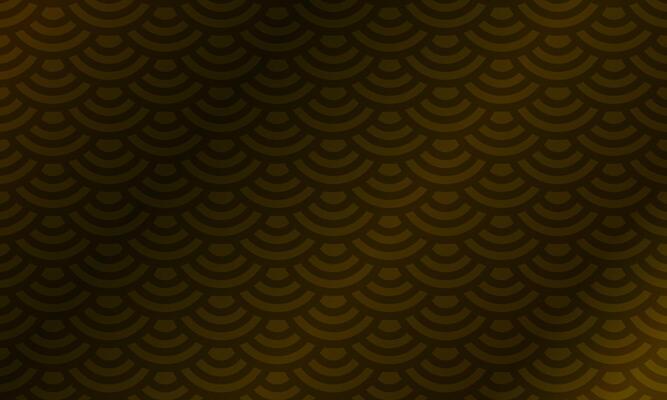 Rounded shapes geometric pattern. dark brown retro circle pattern.