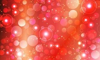 Abstract round red background. soft light sparkle circle pattern. bokeh lights. vector