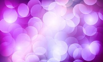 Abstract round purple background. soft light bokeh circle pattern. vector