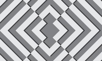 Retro black and white geometric pattern background, abstract triangle and square lines art. arrow shape pattern. vector