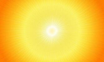 Abstract star or sun. Explosion effect. Fast motion effect. shiny yellow light. vector