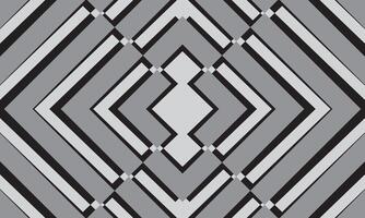 Retro black and white geometric pattern background, abstract triangle and square lines art. triangle arrow pattern. vector