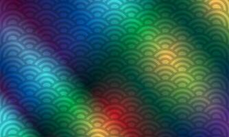 Rounded shapes geometric pattern. colorful mosaic circle pattern. vector