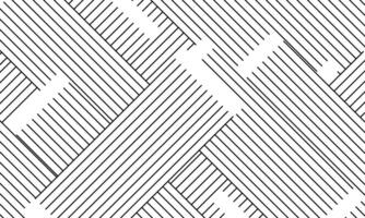 Retro black and white geometric pattern background, abstract lines art. diagonal stripe lines. vector