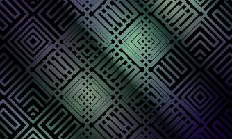 Ethnic geometric and ethnic oriental pixel pattern design. dark color motifs square ethnic pattern. retro style. vector