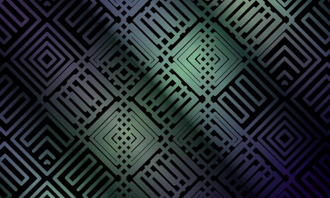 Ethnic geometric and ethnic oriental pixel pattern design. dark color motifs square ethnic pattern. retro style.