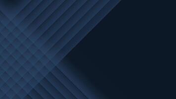 Abstract Blue Diamond Pattern with Shadows vector