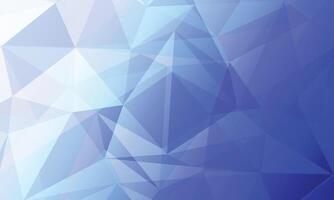 Abstract blue gradient triangle geometric pattern background vector