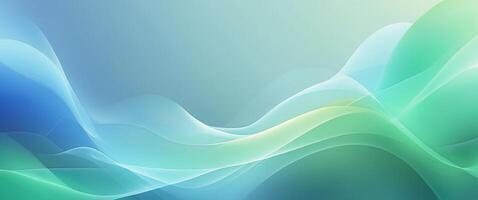 Abstract blue green background with smooth color transitions and gradients photo