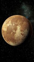 A large brown object in space photo