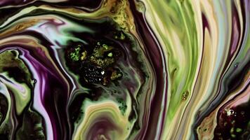 A Surreal Shapes and Patterns Made With Food Ink on Surface video