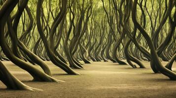 nature abstract trees photo