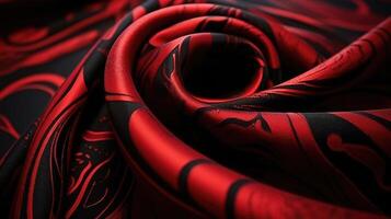 bold red and black abstract photo