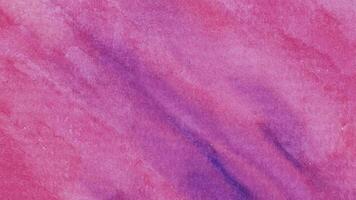 Pink crumpled paper stop motion animation, Textured watercolor background. The concept of sketch pad, design, retro style, wrinkle, frayed, blank video
