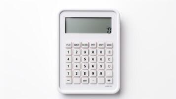 simplicity calculator white background photo