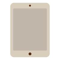 Stylish Touchscreen Tablet for Everyday Use vector