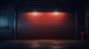 light roll up door photo