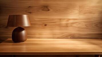 lamp light wood table texture photo