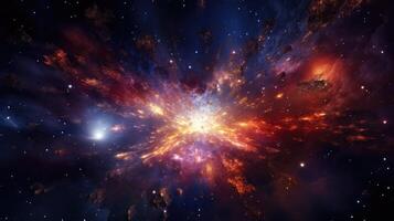 brightness stars exploding photo