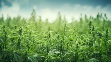 field hemp leaf background photo
