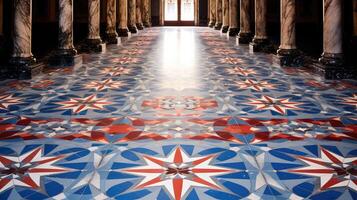 elegance red blue pattern photo