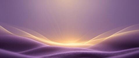 Purple blurred background with a gradient light rays and shadow. photo