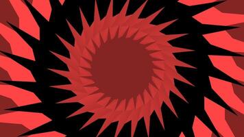 Abstract Red and Black Spiral Pattern background video