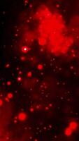 Abstract blurred red lights sparkle background video