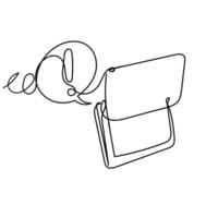 a drawing of a calendar with a exclamation point speech bubble vector