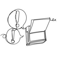 a drawing of a calendar exclamation point vector