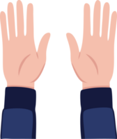 Upturned Hands, Colorful, Meditation and Calm. png