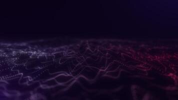 Red and Purple Particle Waves with Smooth Motion video