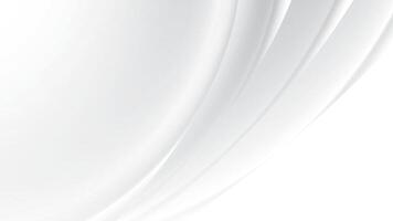 Abstract white and gray color, modern design stripes background with curve lines illustration. vector