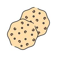 Chapati Flatbread. A common unleavened bread made from wheat, served with various Pakistani dishes. vector