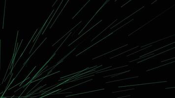 Abstract Glowing Line Animation Moving On Black Background , Glowing Line Rising Animation, Abstract High-tech Digital Line Moving. Thin Line Particle Rising Animation video