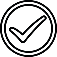 Check mark element element icon isolated png