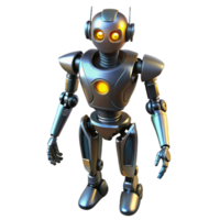 3D Render of a Futuristic Robot png