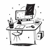 Abstract Digital Art with Glossy Home Office Table concept as A photo depicting an abstract digital art background with a glossy home office table The image highlights the modern pure Set 9 vector