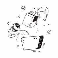 AI Digital Wallet and Coin Flow concept as An abstract featuring a digital wallet with flowing coins symbolizing the smooth transaction flow enabled by AI in financial cost pure vector