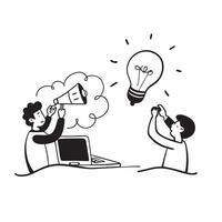 AI Driven Creative Brainstorming concept as A candid shot of a creative brainstorming session where ideas are being explored The scene captures the excitement and spo pure vector