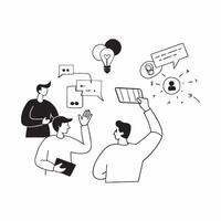 AI Driven Creative Brainstorming concept as A candid shot of a creative brainstorming session where ideas are being explored The scene captures the excitement and spo pure Set 2 vector