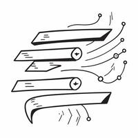AI Driven Data Flow Elements concept as Abstract elements featuring dynamic data streams flowing through geometric shapes The design is isolated on a white background empha pure vector