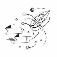 AI Driven Ethical AI Elements concept as Abstract elements featuring symbols of ethics intertwined with digital AI patterns The design is isolated on a white background sym pure vector