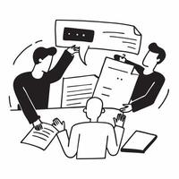 AI Driven Legal Document Review concept as A candid shot of a legal team reviewing documents with the aid of AI tools with a focus on efficiency and cost management The scene capt pure vector