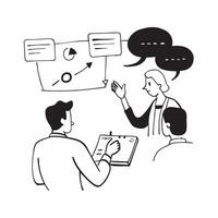 AI Driven Sales Strategy Meeting concept as A candid shot of a sales team discussing AI driven strategies to enhance performance while managing costs The scene captures the dynami pure vector