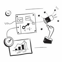 AI Enhanced Creative Marketing Background concept as A glossy background of a futuristic creative marketing department with AI driven strategy boards and interactive campaign visua pure vector