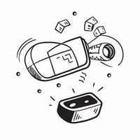 AI Driven Virtual Reality Elements concept as Abstract elements featuring virtual reality goggles with digital interfaces and immersive patterns The design is isolated on a pure vector