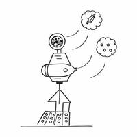 AI Machine Learning and Cost Efficiency concept as An abstract featuring machine learning patterns combined with a cost efficiency icon symbolizing the optimization of finan pure vector